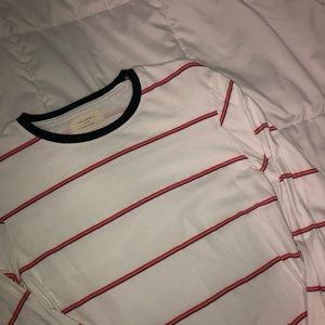 Striped White Shirt